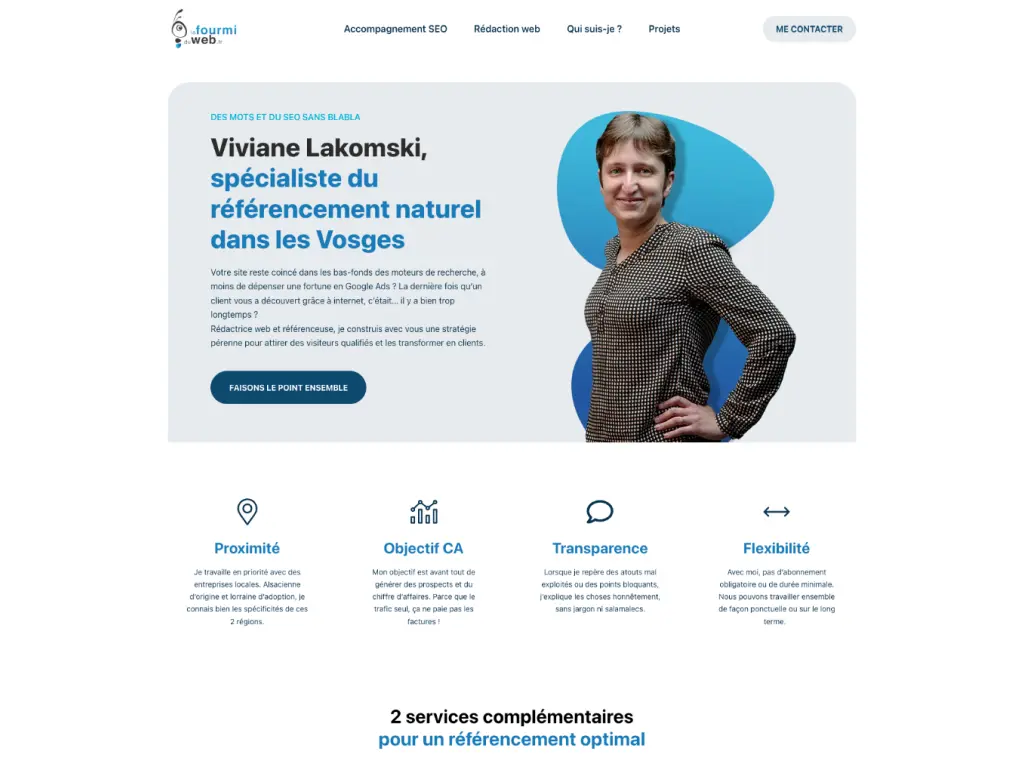site web La Fourmi Du Web