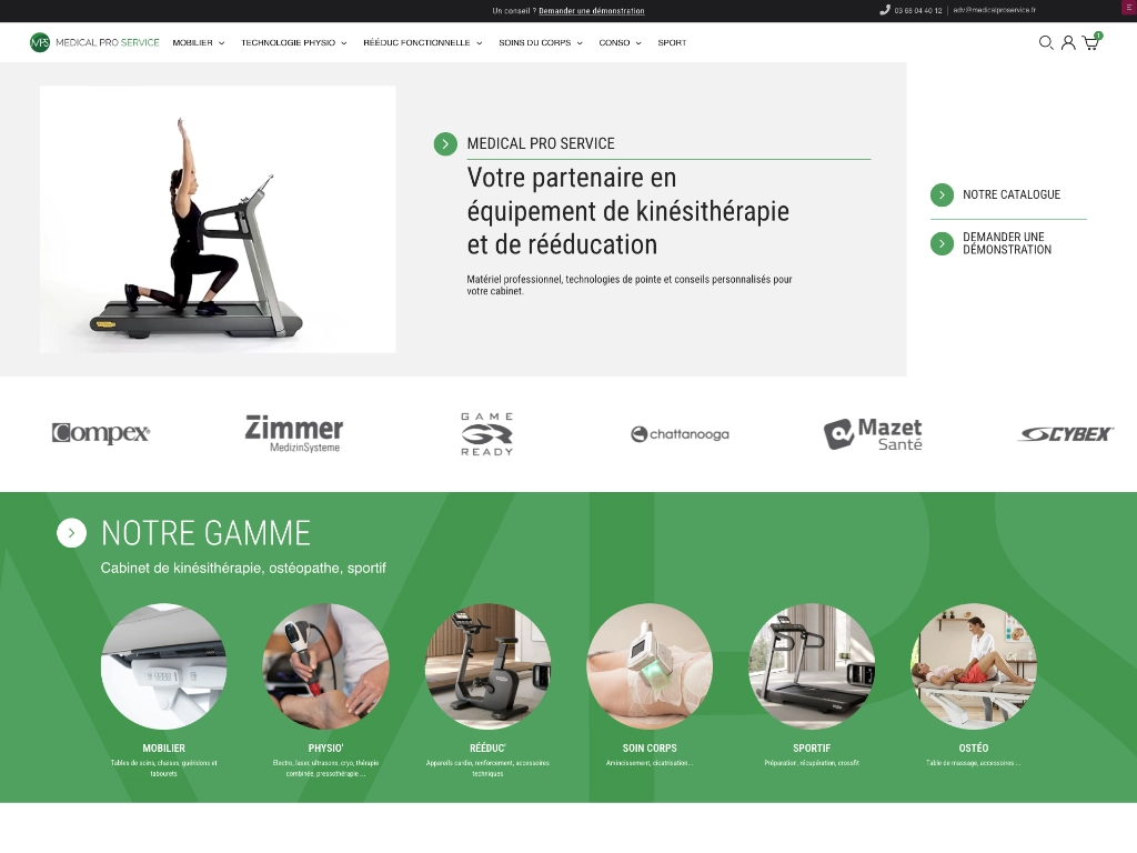 site web Medical Pro Service
